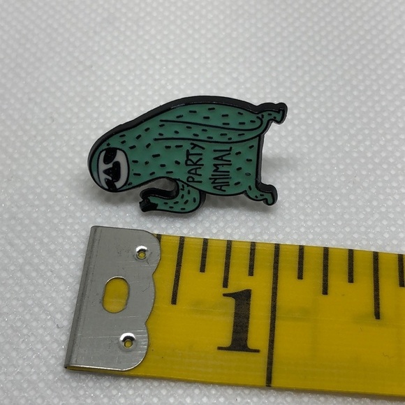 3/$25 Sloth “Party Animal” Pin - Picture 5 of 7